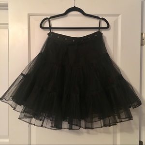 Tripp NYC Tulle Petticoat Skirt - Black